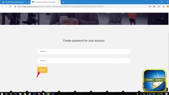 Tiến hành tạo tài khoản NordVPN