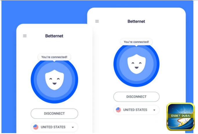 Giao diện phần mềm Betternet VPN