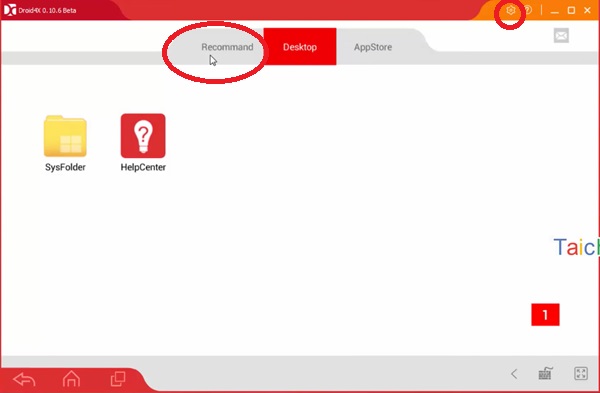 Cài app Oxbet trên Laptop / Máy tính / PC bằng Droid4X giả lập Android bằng cách chọn mục “Recommand” và nhấn icon “Cài đặt”